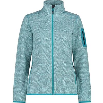 CMP Knit-Tech jacka för kvinnor, Lagoon-vit, 40 CMP Knit-Tech jacka för kvinnor, Lagoon-vit, 40