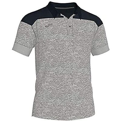 Joma Winner polotröja för män, barn en storlek antracit/svart Joma Winner polotröja för män, barn en storlek antracit/svart