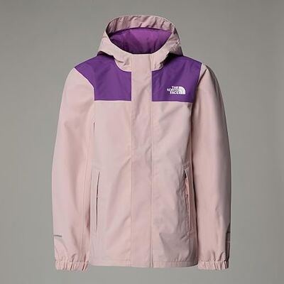 THE NORTH FACE NF0A89HQRPI TEEN RAIN JACKET ZIP-IN Unisex Jacka Barn SMOKED PEARL/TNF SVART XS THE NORTH FACE NF0A89HQRPI TEEN RAIN JACKET ZIP-IN Unisex Jacka Barn SMOKED PEARL/TNF SVART XS