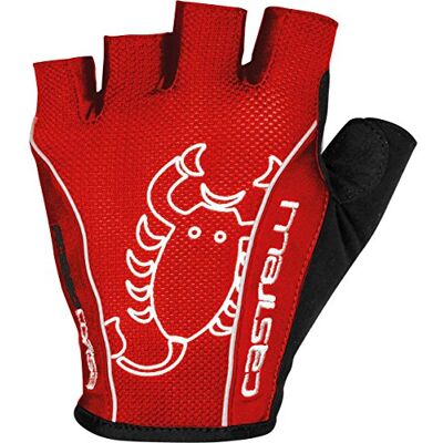 CASTELLI Men's R.Corsa Classic GLV Sports Gloves, RED, XS CASTELLI Men's R.Corsa Classic GLV Sports Gloves, RED, XS