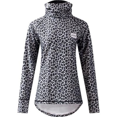 Eivy dam Icecold Gaiter Top Yoga Shirt, Snow Leopard, XS EU Eivy dam Icecold Gaiter Top Yoga Shirt, Snow Leopard, XS EU