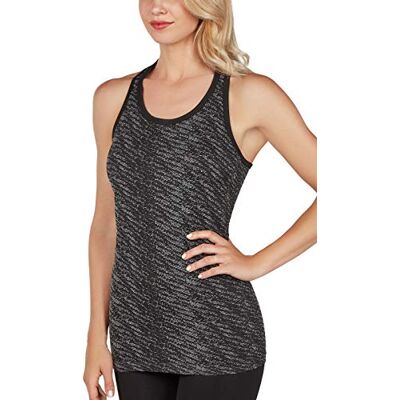 Golden Lady Canotta Energy Sports Stickat för kvinnor, Flerfärgad (Grigio Melange/Nero K73a), S/M Golden Lady Canotta Energy Sports Stickat för kvinnor, Flerfärgad (Grigio Melange/Nero K73a), S/M