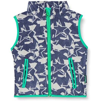 Playshoes Unisex barn fleece väst utomhus topp, Stjärna, 128 Playshoes Unisex barn fleece väst utomhus topp, Stjärna, 128