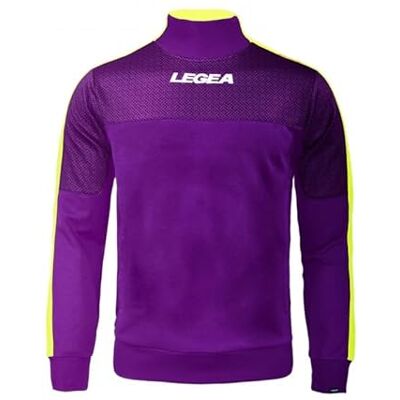 LEGEA , Damaskus jacka, lila, fluorgul, 2XL, unisex, Lila-Fluo gul, XXL LEGEA , Damaskus jacka, lila, fluorgul, 2XL, unisex, Lila-Fluo gul, XXL