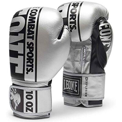 LEONE 1947 Nexplosion, Boxhandskar Unisex Vuxen, SILVER, 10 oz LEONE 1947 Nexplosion, Boxhandskar Unisex Vuxen, SILVER, 10 oz