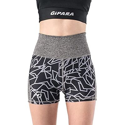 GIPARA FITNESS Womens Sports Leggins Leggings, grå, melange XS GIPARA FITNESS Womens Sports Leggins Leggings, grå, melange XS