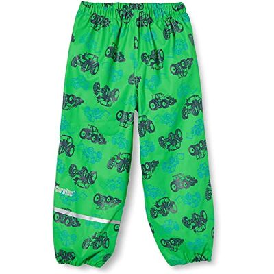 CareTec Pojke Rain pants PU w/o fleece Regnbyxor, Green (974), 74 CareTec Pojke Rain pants PU w/o fleece Regnbyxor, Green (974), 74