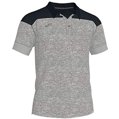 Joma Winner polotröja för män, barn en storlek antracit/svart Joma Winner polotröja för män, barn en storlek antracit/svart