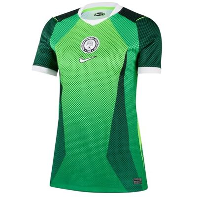 NIKE dam Nigeria 2026 Heimspiel Dri-fit Kurzärmliges Fußballtrikot Für Damen fotbollströja NIKE dam Nigeria 2026 Heimspiel Dri-fit Kurzärmliges Fußballtrikot Für Damen fotbollströja