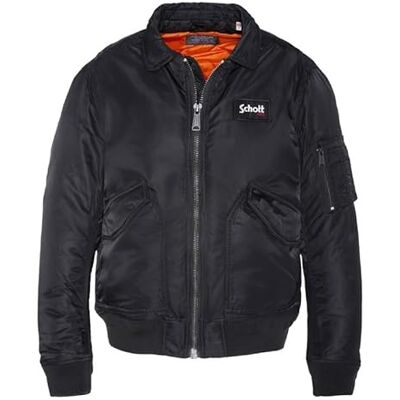 Schott NYC Blandade bombers, svart, 4XL Schott NYC Blandade bombers, svart, 4XL