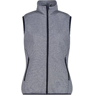 CMP Knit-Tech väst för kvinnor, B.Blue-vit, 48 CMP Knit-Tech väst för kvinnor, B.Blue-vit, 48