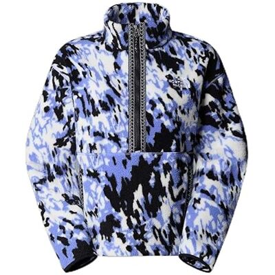 The North Face Tnf Fleeski 1/4 Zip Po Tröja för kvinnor, Virtual Blue Trail Grid, XL The North Face Tnf Fleeski 1/4 Zip Po Tröja för kvinnor, Virtual Blue Trail Grid, XL
