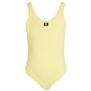 Calvin Klein flickors badplagg - CK Monogram ELFIN GUL 10-12 Flickor Calvin Klein flickors badplagg - CK Monogram ELFIN GUL 10-12 Flickor