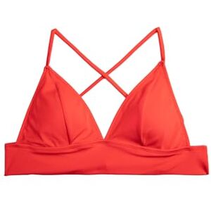 Koton Dam triangel vadderad criss cross strappy bikini top, Redvaria (Rv1), 34 Koton Dam triangel vadderad criss cross strappy bikini top, Redvaria (Rv1), 34