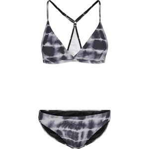 Urban Classics Dam batik triangel baksida bikini dam, svart/vit, M Urban Classics Dam batik triangel baksida bikini dam, svart/vit, M
