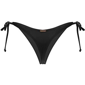RELLECIGA Women's Black Tie-Side Thong Bikini Bottom Size Large RELLECIGA Women's Black Tie-Side Thong Bikini Bottom Size Large