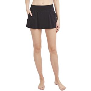 Nautica dam medelhög kärna solid bred midjeband simkjol bikiniunderdel Nautica dam medelhög kärna solid bred midjeband simkjol bikiniunderdel