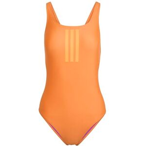 adidas Kobiety 3 STRIPES V-BACK SWIMSUIT, Pure Orange/Pure Tangerine, 32 adidas Kobiety 3 STRIPES V-BACK SWIMSUIT, Pure Orange/Pure Tangerine, 32