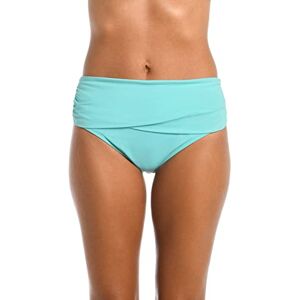 La Blanca Shirred Band hipster bikini baddräkt nederdel, ogenomskinlig dam, isblå, 14 La Blanca Shirred Band hipster bikini baddräkt nederdel, ogenomskinlig dam, isblå, 14