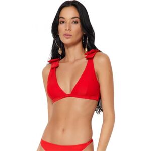 Trendyol Dam triangel bralette stickad bikinitopp, mörkröd, 38, mörkröd, 40 SE Trendyol Dam triangel bralette stickad bikinitopp, mörkröd, 38, mörkröd, 40 SE