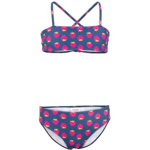 Fashy Flickor Små jordgubbar bikiniset, blå, 92 Fashy Flickor Små jordgubbar bikiniset, blå, 92