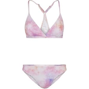 Urban Classics Dam slips batik triangel ryggbikini, Rosa flerfärgad, XL Urban Classics Dam slips batik triangel ryggbikini, Rosa flerfärgad, XL
