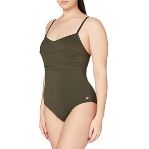 Haute Pression A1001 Baddräkt i ett stycke – enfärgad – dam, Grön (kaki), 36 Haute Pression A1001 Baddräkt i ett stycke – enfärgad – dam, Grön (kaki), 36