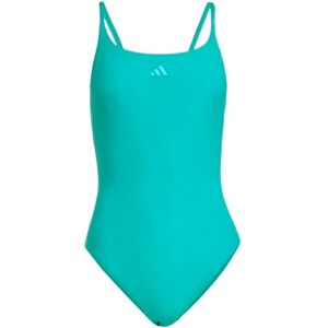 adidas Kobiety ICONISEA RIBBED PADDED THIN STRAPS SWIMSUIT, pure teal, 34 adidas Kobiety ICONISEA RIBBED PADDED THIN STRAPS SWIMSUIT, pure teal, 34