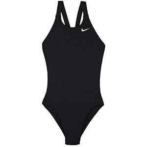 NIKE flickor Essential One Piece baddräkt i ett stycke SVART Small NIKE flickor Essential One Piece baddräkt i ett stycke SVART Small