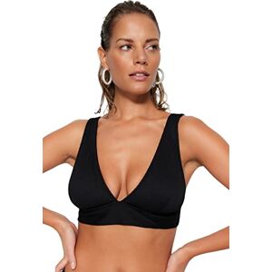Trendyol Dam triangel stickad bikinitopp, svart, 38, Svart, 42 SE Trendyol Dam triangel stickad bikinitopp, svart, 38, Svart, 42 SE