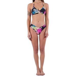 Hurley Dam Hana Rvsb måttlig bikiniunderdel, svart/Tiki Multi, S, Black/Tiki Multi, S Hurley Dam Hana Rvsb måttlig bikiniunderdel, svart/Tiki Multi, S, Black/Tiki Multi, S