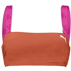 PUMA Dam Bandeau T, Rosa/Chili, S PUMA Dam Bandeau T, Rosa/Chili, S