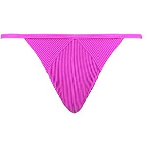 PUMA Ribbade Tanga bikinibyxor för kvinnor, Lila kombo, XS PUMA Ribbade Tanga bikinibyxor för kvinnor, Lila kombo, XS