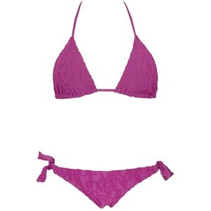 Giorgio Armani Kvinna 3D fet logotyp triangel bikini violett S, Bouganville 3d Ea Lo, S Giorgio Armani Kvinna 3D fet logotyp triangel bikini violett S, Bouganville 3d Ea Lo, S