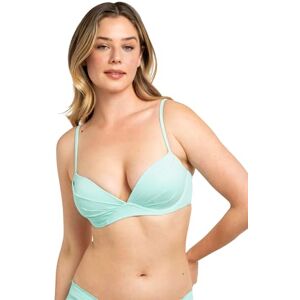 Smart & Sexy Women's Standard Swim Secret Convertible Push-up Bikini Top, Mint Chip, 36B Smart & Sexy Women's Standard Swim Secret Convertible Push-up Bikini Top, Mint Chip, 36B