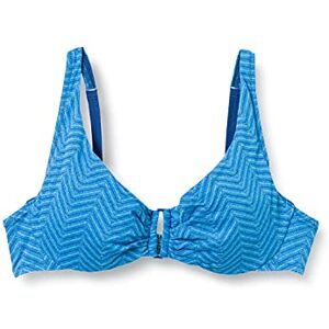 Lovable Zig Zag Jacquard Bikini BH med bygel, segelkopp för kvinnor, Multiradig Ljusblå, 36E Lovable Zig Zag Jacquard Bikini BH med bygel, segelkopp för kvinnor, Multiradig Ljusblå, 36E
