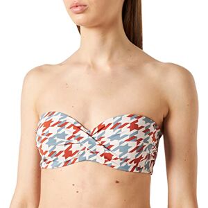 Short Stories Shorts Stories Top vadderad pannband med baddräkt topp för dam, rosa/skal, 38B, Rosa/skal, 65B Short Stories Shorts Stories Top vadderad pannband med baddräkt topp för dam, rosa/skal, 38B, Rosa/skal, 65B