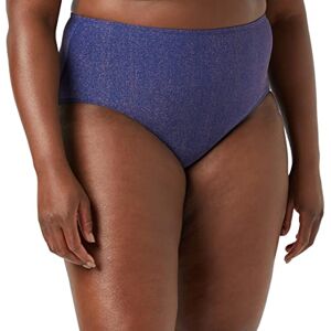 Sans Complexe Bikiniunderdel med hög midja för kvinnor, Bleu Sodalit, 38/40 Sans Complexe Bikiniunderdel med hög midja för kvinnor, Bleu Sodalit, 38/40