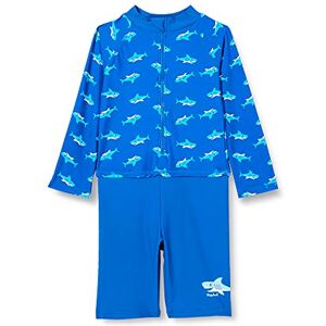 Playshoes Unisex barn UV-skydd baddräkt i ett stycke baddräkt badkläder, haj långärmad, 98-104 Playshoes Unisex barn UV-skydd baddräkt i ett stycke baddräkt badkläder, haj långärmad, 98-104
