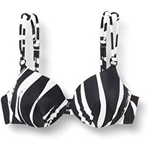 Triumph dambikini, Vit – mörk kombination, 44 SE Triumph dambikini, Vit – mörk kombination, 44 SE