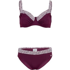 fahsy Fashy Bikini med formbygel och justerbara remmar, bordeaux, i C-kupa, Bordeaux, 46 / C fahsy Fashy Bikini med formbygel och justerbara remmar, bordeaux, i C-kupa, Bordeaux, 46 / C