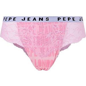 Pepe Jeans Dam Allover Logo Brasilien bikini stil underkläder, rosa, S, Rosa, S Pepe Jeans Dam Allover Logo Brasilien bikini stil underkläder, rosa, S, Rosa, S