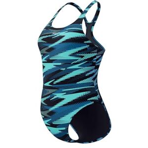 Speedo Hyperboom Allover Medalist Baddräkt för kvinnor Snabbtorkande Fitness Klorbeständig baddräkt (paket med 1) Speedo Hyperboom Allover Medalist Baddräkt för kvinnor Snabbtorkande Fitness Klorbeständig baddräkt (paket med 1)