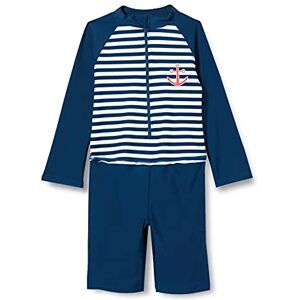 Playshoes Unisex barn UV-skydd baddräkt i ett stycke baddräkt badkläder, Maritim långärmad, 74-80 Playshoes Unisex barn UV-skydd baddräkt i ett stycke baddräkt badkläder, Maritim långärmad, 74-80
