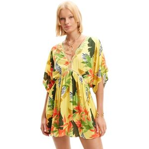 Desigual Swim_TOP Tropisk, 8009 Mousse Limon, M, GUL, M Desigual Swim_TOP Tropisk, 8009 Mousse Limon, M, GUL, M