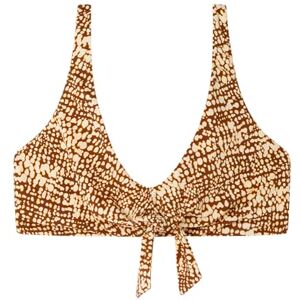 women'secret Top Solare Bikini Topp för kvinnor, Stämpling brun, 95B women'secret Top Solare Bikini Topp för kvinnor, Stämpling brun, 95B
