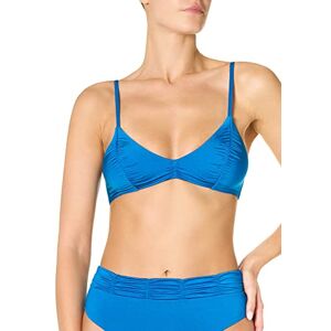 Goldenpoint bikini dam baddräkt bustier-bh med volanger, blå, 85B Goldenpoint bikini dam baddräkt bustier-bh med volanger, blå, 85B