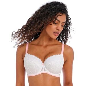 Freya Women's Offbeat Underwire Padded Half Cup White Freya Women's Offbeat Underwire Padded Half Cup White
