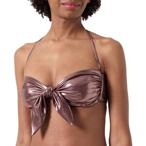 Pinko Rubicon Bikini Top Tecno Jersey Folie Eff. Våt, L81_bruno Frate, XS Pinko Rubicon Bikini Top Tecno Jersey Folie Eff. Våt, L81_bruno Frate, XS