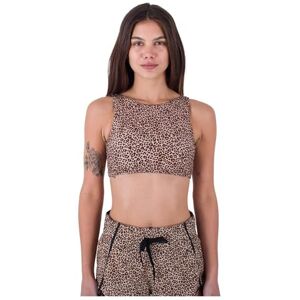 Hurley Kvinnors Bikini Top MAX Leopard High Neck 2 Way Hurley Kvinnors Bikini Top MAX Leopard High Neck 2 Way